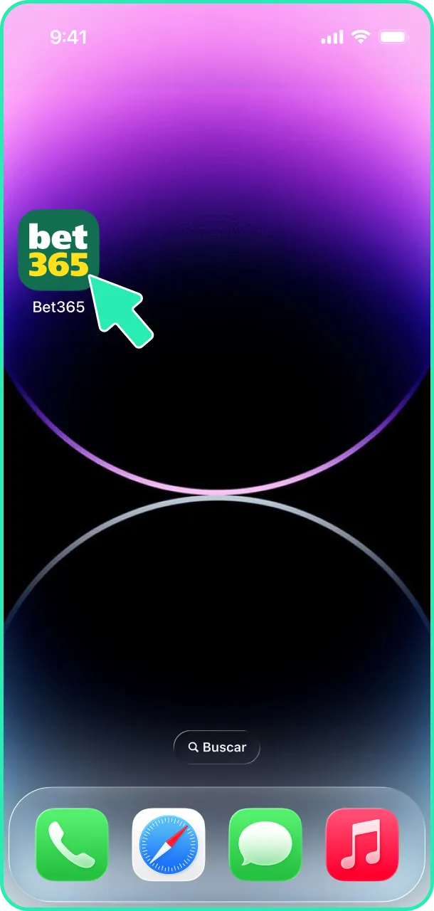 Entra a la App de Bet365 y comienza a realizar tus apuestas.