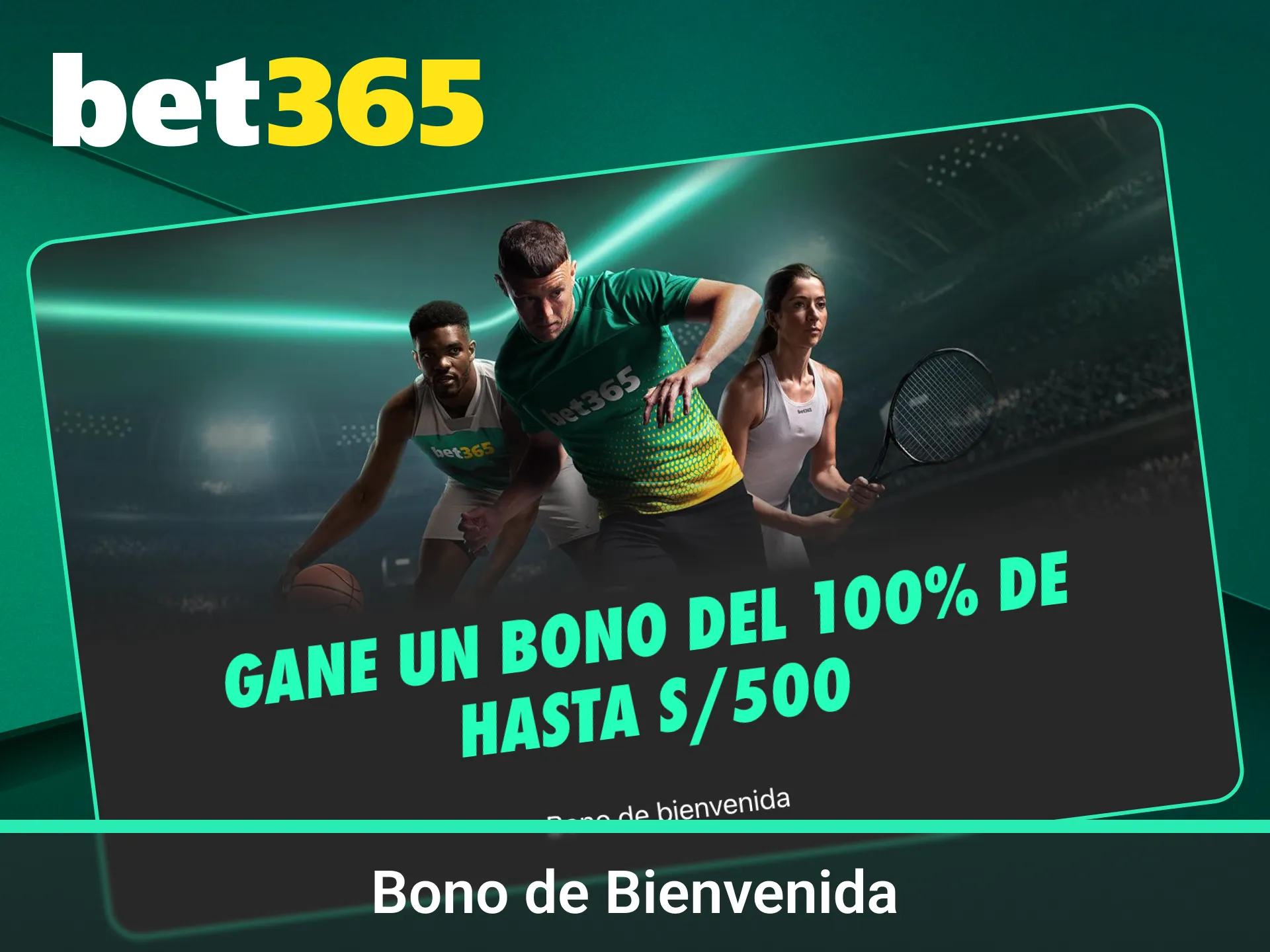 Regístrate en Bet365 y activa el bono para nuevos usuarios.