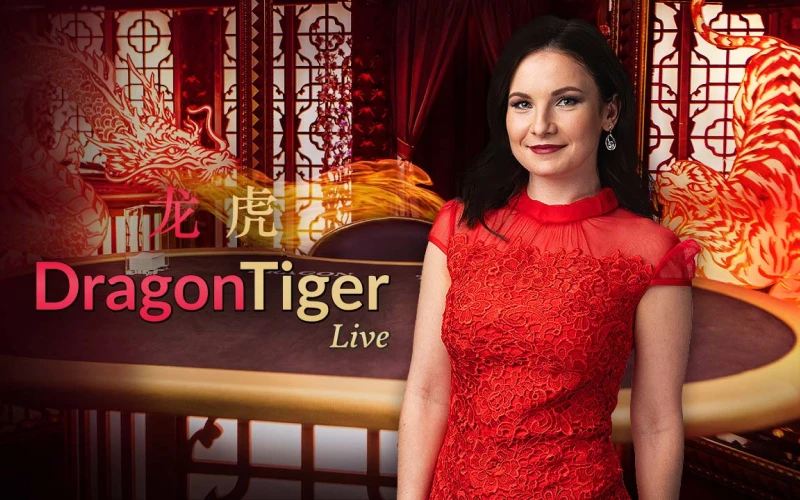 Disfruta jugando al juego de casino en vivo Dragon Tiger en Bet365.