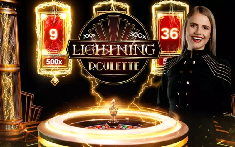 Ponte a prueba en el juego Lightning Roulette en Bet365.